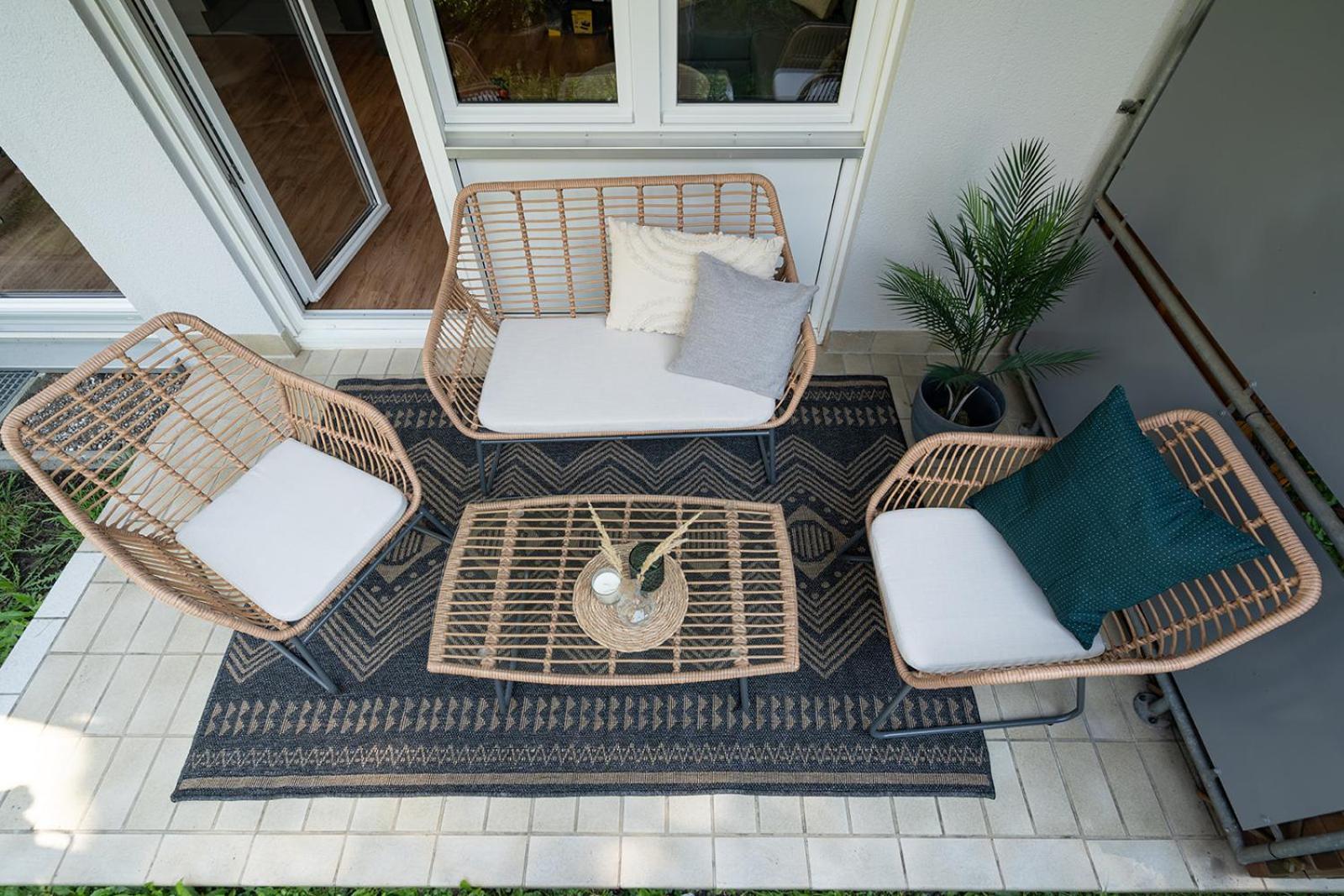 Benville Pirna - Modern - Familie - Terrasse Kültér fotó